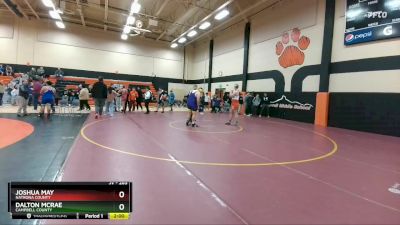 285 lbs 1st Place Match - Dalton McRae, Campbell County vs Joshua May, Natrona County