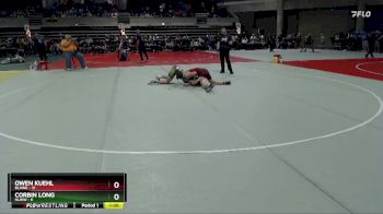 130 lbs 3rd Place Match - Owen Kuehl, Blaine vs Corbin Long, HLWW