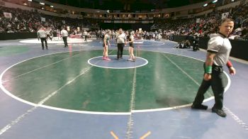 Girls 130 lbs Cons. Round 2 - Mia Gamez, Santa Teresa vs Isabella Vallejos, St. Pius X