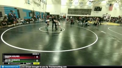 103-113 lbs Round 5 - Jacob Horwitz, Fort Collins vs Mason Holmes, Kimball