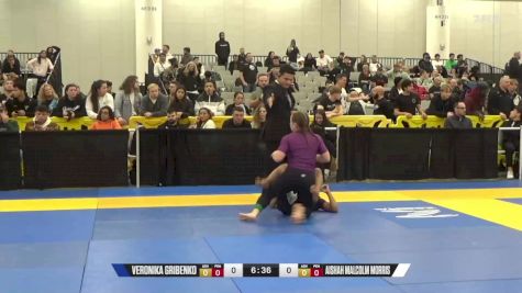 Aishah Malcolm Morris vs Veronika Gribenko 2024 World IBJJF Jiu-Jitsu No-Gi Championship