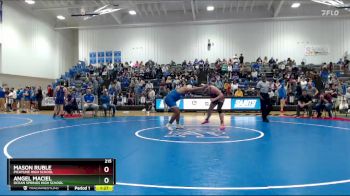 215 lbs Quarterfinal - Angel Maciel, Ocean Springs High School vs Mason Ruble, Picayune High School