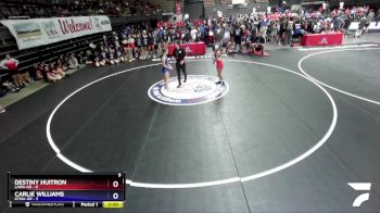 105 lbs Round 2 (16 Team) - Destiny Huitron, LAWA-GR vs Carlie Williams, KTWA-GR