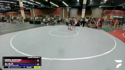 165 lbs Champ. Round 2 - Derek Quinones, Pirate Wrestling Club vs Eli Silva, Ryse Wrestling Club