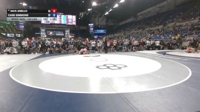 120 lbs Champ. Rd Of 64 - Jack Anello, New Jersey vs Case Simmons, Kentucky