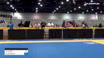 ANDREAS A. MET vs MICHAEL R. SMITH 2019 World Master IBJJF Jiu-Jitsu Championship