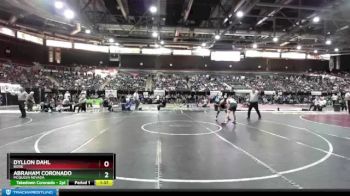 120 lbs Champ. Round 2 - Dyllon Dahl, Boise vs Abraham Coronado, McQueen Nevada