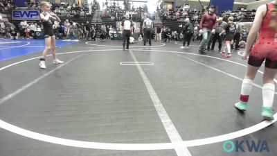 62 lbs Rr Rnd 1 - Kapri Bruens, Carl Albert vs Lakely Kraft, Bridge Creek Youth Wrestling