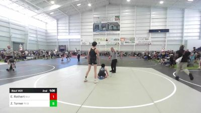 130 lbs Round Of 16 - Elijah Rothert, Silverback WC vs Zachary Turner, PV Bighorns