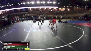 190 lbs Cons. Round 3 - Jayden Watkins, West Laurens vs Ryan Addis, West-Oak