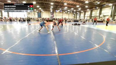 132 lbs Consi Of 16 #1 - Kaleb Flores, NC vs Ethan Uttley, RI