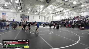 190 lbs Cons. Round 2 - Clarissa Contreras, Eleanor Roosevelt vs Joelle Almases, Alta Loma