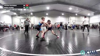 80 lbs Consi Of 8 #2 - Colton Toothman, HURRICANE WRESTLING ACADEMY vs Breea Florez, HURRICANE WRESTLING ACADEMY