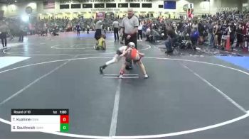 58 lbs Round Of 16 - Tyson Kuahine, EGWA vs Gage Southwick, Cowan Wrestling Academy