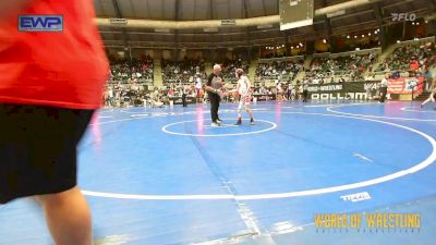 85 lbs Consi Of 16 #1 - Colton Foos, Nixa Youth Wrestling vs Hunter Jackson, Locust Grove Youth Wrestling