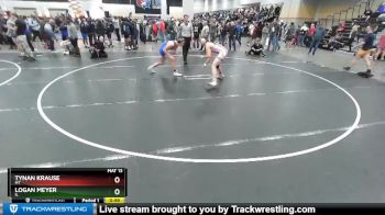 160 lbs Cons. Round 3 - Tynan Krause, MT vs Logan Meyer, IL