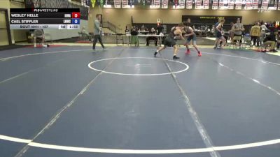157 lbs Champ. Round 1 - Wesley Helle, Iowa vs Cael Stiffler, Linn-Mar Wrestling Club