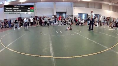 40 lbs Quarterfinal - Mitchell Williams, Ranger Wrestling Club vs Atticus Devault, Nova WC