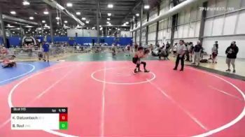 116 lbs Semifinal - Kaiden Dietzenbach, DC Elite vs Brenden Rayl, Cwc