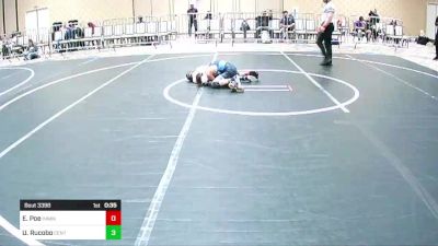 74 lbs Consi Of 8 #2 - Ethan Poe, Hawkeye WC vs Urijah Rucobo, Central Coast Most Wanted