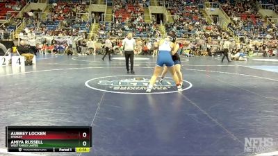 155 lbs Cons. Round 2 - Amiya Russell, West Fargo United vs Aubrey Locken, Stanley