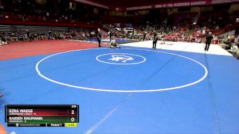 215 lbs D2/d3 - Semi-finals (sat 10:00am.) - Ezra Waege, Luxemburg-Casco vs Kaiden Naumann, Kewaskum