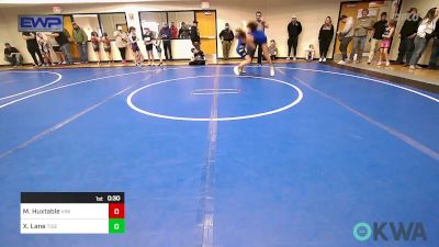 110 lbs Rr Rnd 2 - Maddox Huxtable, Vinita Kids Wrestling vs Xaivlynn Lane, Tiger Trained Wrestling