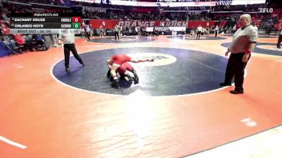 3A 190 lbs Cons. Round 3 - Orlando Hoye, Lombard (Glenbard East) vs Zachary Kruse, Hinsdale (Central)