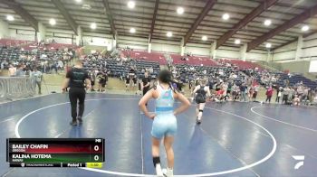 125 lbs Semifinal - Bailey Chafin, Oregon vs Kalina Hotema, Hawaii