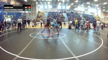 125 lbs 3rd Place Match - Daliana Cartagena Casiano, Wellington vs Naomi Luna, Mayhem Wrestling Club