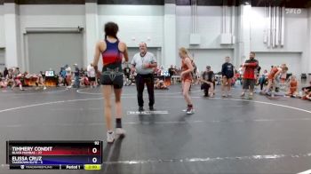 92 lbs Round 5 (8 Team) - Timmery Condit, Black Mambas vs Elissa Cruz, Takedown Elite
