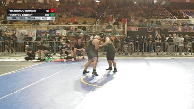 285 3A Quarterfinal - Raymundo Romero, Park Vista Community vs TRENTON LINDSEY, Sunlake