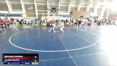 126 lbs Cons. Round 1 - Benjamin Powning, NV vs Louden Elliott, CO