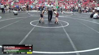 70 lbs Champ. Round 1 - Kolton Harshman, Wildcat Wrestling Club vs Kyler Myrick, Team Lightning Wrestling Club