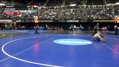 149 lbs Cons. Round 2 - Nate Fitt, Coast Guard vs Ryan Hinger, Elmhurst