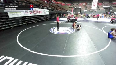 138 lbs 3rd Place Match - Cruz Contreras vs Kobe Negrete