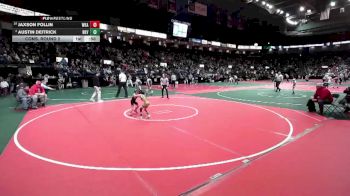 45 lbs Cons. Round 2 - Austin Deitrick, BKV1 vs Jaxson Follin, WKA2