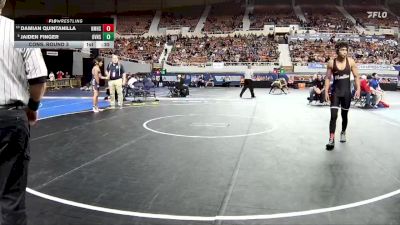 138-D1 Cons. Round 3 - Damian Quintanilla, Hamilton High School vs Jaiden Finger, Desert Vista High School