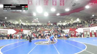 235 lbs Semifinal - Violet Jennings, Perry Meridian Wrestling Club vs Lily Clark, Elkhart