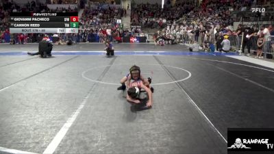 46 lbs Cons. Round 1 - Giovanni Pacheco, St. Francis WC vs Cannon Reed, Trailblazer