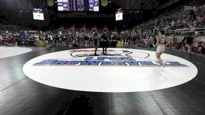 136 lbs Round Of 64 - Alora Strauser, OH vs Teyanna Fields, OK