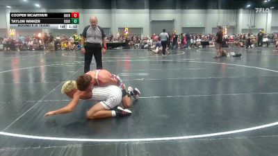 135 lbs Round 6 (8 Team) - Cooper McArthur, GA United Red vs Taylon Winker, VSUS Syndicate