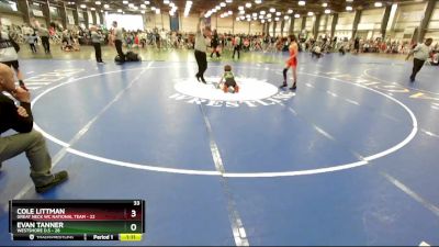 84 lbs Rd# 6- 9:00am Saturday Final Pool - Cole Littman, Great Neck WC National Team vs Evan Tanner, Westshore D.S