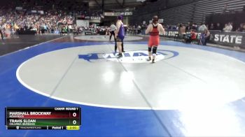 1B/2B 220 Champ. Round 1 - Travis Sloan, Columbia (Burbank) vs Marshall Brockway, Mossyrock