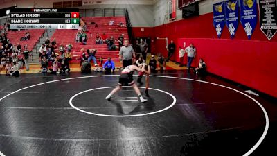 104-116 lbs Round 4 - Slade Horwat, Derry/Roughhouse vs Syelas Hixson, Southmoreland
