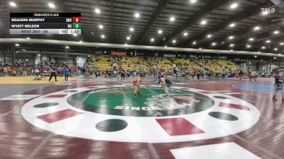 85 lbs 1st Place Match - Wyatt Nelson, West Central vs Beaudin Murphy, Billings Wrestling Club
