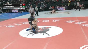 Cons. Round 1 - Nathan Werner, Elkhorn Valley vs Lane Keogh, West Holt