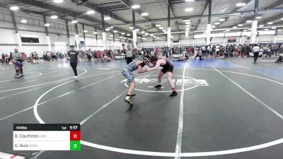 144 lbs Semifinal - Broden Cauthron, Lions WC vs Greg Ruiz, Sonora HS
