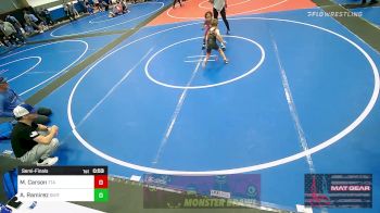 49 lbs Semifinal - Maxwell Carson, Texas Takedown Academy vs Axel Ramirez, Smith Wrestling Acadmey