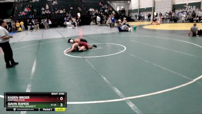 165 lbs Cons. Round 6 - Kaden Broer, Northern State vs Gavin Ramos, Colorado Mesa University